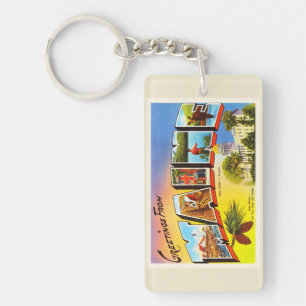 Porte-clés État du Maine JE vieux souvenir de Vintage voyage