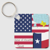 Porte-clés État du Texas (Recto)