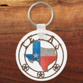 Porte-clés État du Texas Fer forgé (Recto)