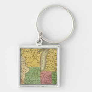 Porte-clés États occidentaux, territoires