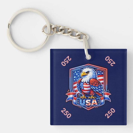 Porte-clés États-Unis 250 (Devant)