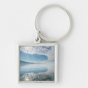 Porte-clés États-Unis, Alaska, baie de Freshwater. Nuages réf
