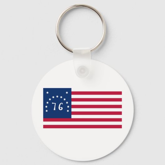 Porte-clés États-Unis Bennington Drapeau Spirit of 76 (Recto)