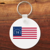 Porte-clés États-Unis Bennington Drapeau Spirit of 76 (Recto)