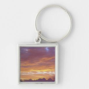 Porte-clés États-Unis, Californie, Coucher de soleil sur la S