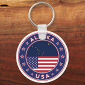 Porte-clés États-Unis d'Amérique, Alaska (Recto)