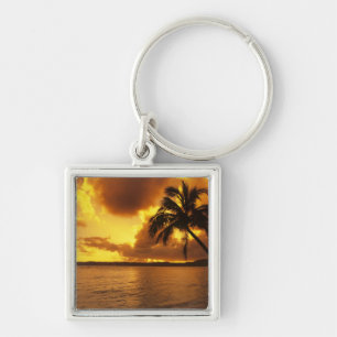 Porte-clés États-Unis, Hawaï, Kauai, Lever de soleil coloré d