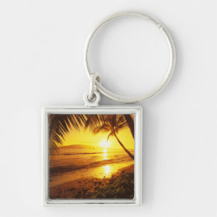 Porte-clés États-Unis, Hawaï, Maui, Coucher de soleil coloré