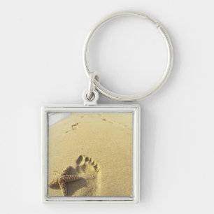 Porte-clés États-Unis, Hawaï, Maui, Makena Beach, Empreinte e