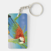 Porte-clés États-Unis, Hawaï. Perroquet (Dos)