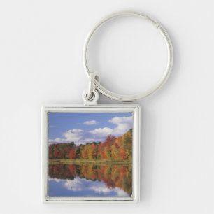 Porte-clés États-Unis, Massachusetts, Acton. Reflet de l'auto