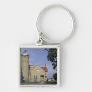 Porte-clés États-Unis, Michigan, phare de Old Mackinac Point