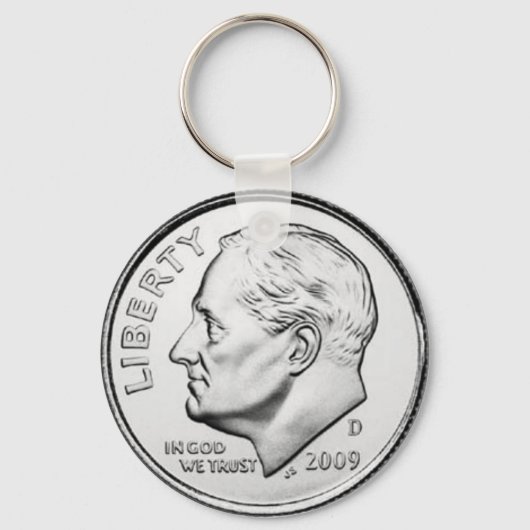 Porte-clés États-Unis Roosevelt Dime (Recto)