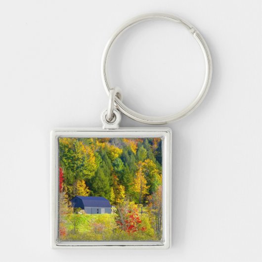 Porte-clés États-Unis, Vermont. Feuillage d'automne le long d (Devant)