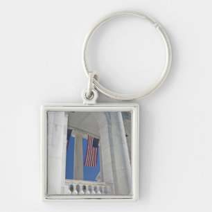 Porte-clés États-Unis, Virginie, Arlington. Des drapeaux amér