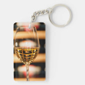 Porte-clés États-Unis, Washington, Walla Walla.Verre de vin (Dos)