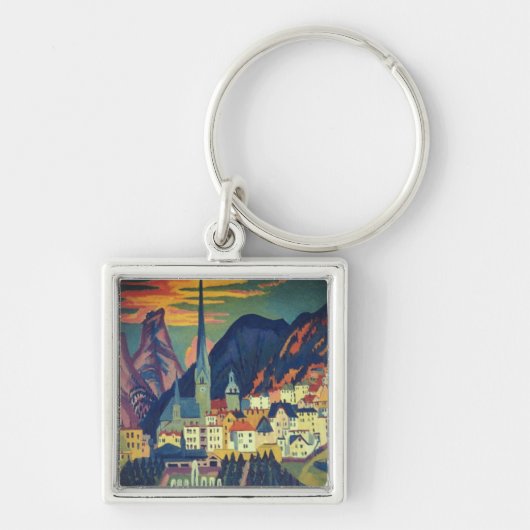 Porte-clés Été à Davos par E.L. Kirchener (1925) (Devant)
