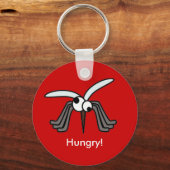 Porte-clés Été Camping BBQ Vacances Moustique affamé (Recto)