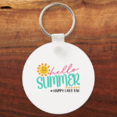 Porte-clés Été Joyeux Dernier jour (Recto)