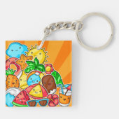 Porte-clés Été Kawaii (Dos)