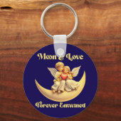 Porte-clés Eternal Love on a Crescent Moon (Recto)