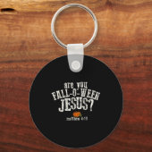 Porte-clés Êtes-vous Fall-o-ween Jésus Citrouille Christian H (Recto)