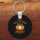 Porte-clés Êtes-vous Fall-o-ween Jésus Matthieu 4-19 Hallowee (Recto)