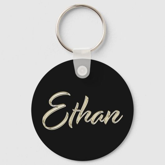 Porte-clés Ethan Whitegold Button (Recto)