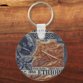 Porte-clés Ethiopia Haile Selassie Rasta Jah Rastafari Roots (Verso)