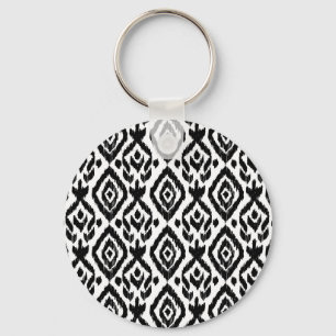 Porte-clés Ethnique dessiné à la main, emballage motif d'impr