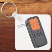 Porte-clés Éthylotest numérique portable (Recto)