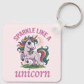 Porte-clés Étincelle comme une licorne (Dos)