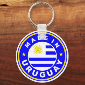 Porte-clés étiquette de drapeau de pays produit fabriqué en u (Recto)