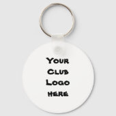 Porte-clés étiquette de sac de golf sur disque (Verso)