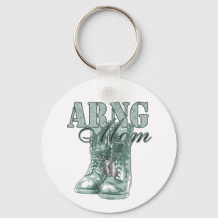 Porte-clés Étiquettes de chien des bottes de combat de maman