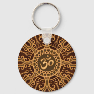 Porte-clés Étoile Brown d'or d'Aum