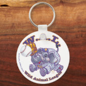 Porte-clés Étoile de baseball éléphant (Recto)