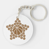 Porte-clés Étoile de basket (Dos)