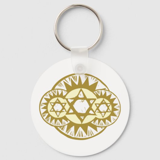 Porte-clés Étoile De David (Verso)