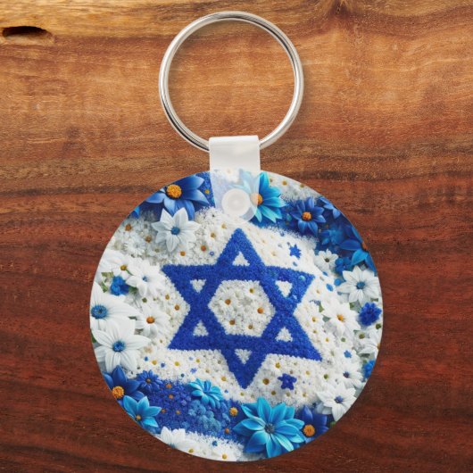 Porte-clés Étoile de David. Israël (Verso)