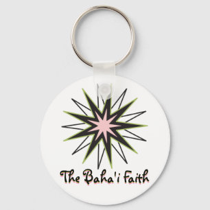 Porte-clés Étoile de foi de Baha'i