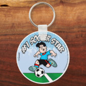 Porte-clés Étoile de football (Recto)
