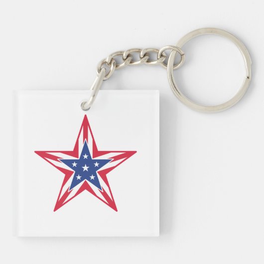 Porte-clés Étoile de la liberté (Dos)