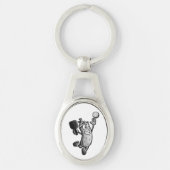 Porte-clés Étoile de Pickleball (Devant)