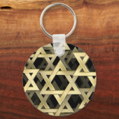 Porte-clés Étoile D'Or De David (Recto)