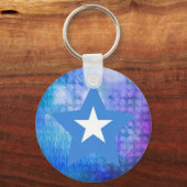 Porte-clés Étoile du drapeau cool Somalie (Recto)