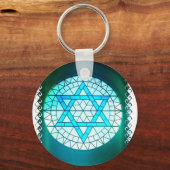 Porte-clés Étoile juive de David Porte - clé (Recto)