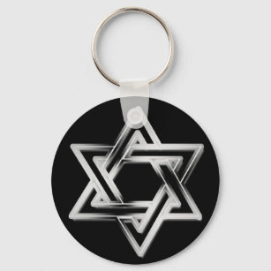 Porte-clés Étoile juive de David Shines