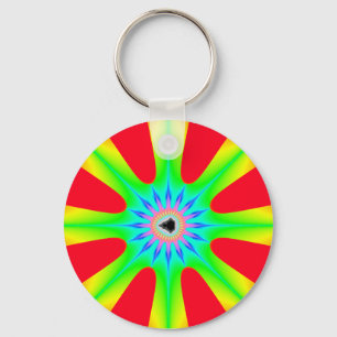 Porte-clés Étoile - Porte - clé fractal