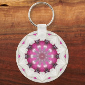 Porte-clés Étoile rose raffinée (Recto)